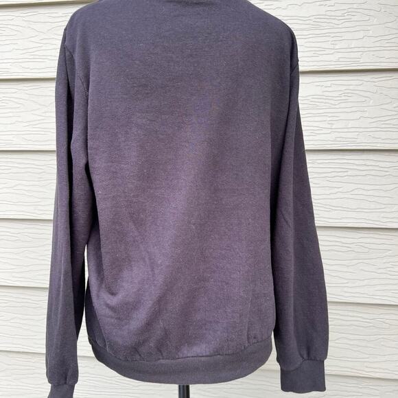 ROLLING STONES black with red tongue & lips sweatshirt women's size M - Picture 5 of 7